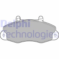 LP1417 DELPHI КомплеК т гальмівних колодок, дискове гальмо
