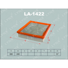 LA-1422 LYNXauto Повітряний фільтр