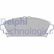 LP1526 DELPHI Комплект гальмівних колодок дисковий гальм