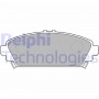 LP1526 DELPHI Комплект гальмівних колодок дисковий гальм