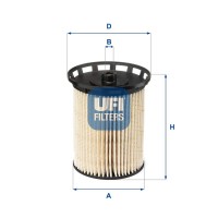 26.129.00 UFI Паливний фільтр