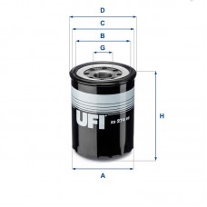 23.274.00 UFI Масляний фільтр