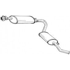 283-023 BOSAL Глушник вихлопних газів кінцевий