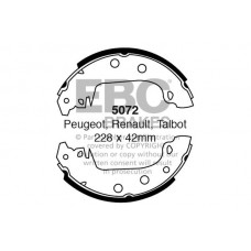 5072 EBC Brakes Комплект гальмівних колодок