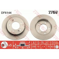 DF6144 TRW Гальмівний диск