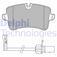 LP3681 DELPHI Комплект гальмівних колодок дисковий гальм