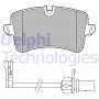 LP3681 DELPHI Комплект гальмівних колодок дисковий гальм