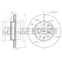 BS-5045 ZEKKERT Гальмівний диск