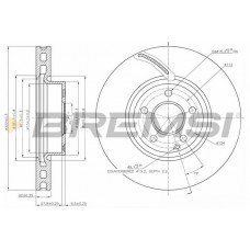 CD7692V BREMSI Гальмівний диск