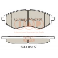 704-20080 IAP QUALITY PARTS Комплект гальмівних колодок дисковий гальм
