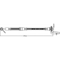 JBH1340L JURATEK Гальмівний шланг