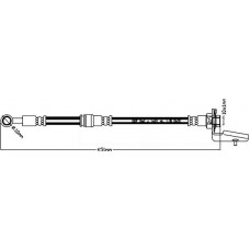 JBH1340L JURATEK Гальмівний шланг