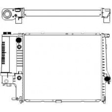 3011-1005 SAKURA Automotive Радіатор охолодження двигуна