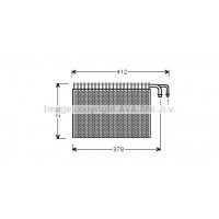 BWV268 AVA QUALITY COOLING Випарник кондиціонера