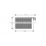 BWV268 AVA QUALITY COOLING Випарник кондиціонера