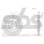 1815313737 sbs Гальмівний диск