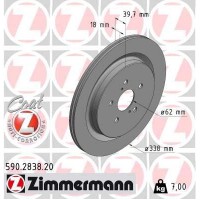 590.2838.20 ZIMMERMANN Гальмівний диск