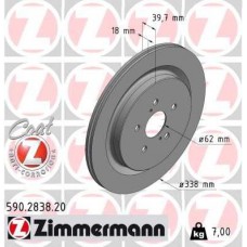 590.2838.20 ZIMMERMANN Гальмівний диск