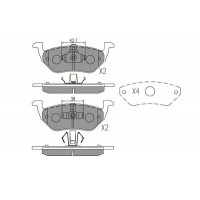 KBP-4568 KAVO PARTS Комплект гальмівних колодок дисковий гальм