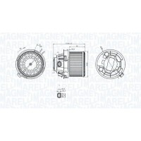 069412258010 MAGNETI MARELLI Вентилятор салону