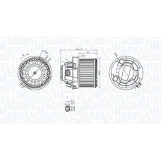 069412258010 MAGNETI MARELLI Вентилятор салону