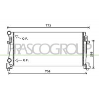 AD324R003 PRASCO Радіатор охолодження двигуна