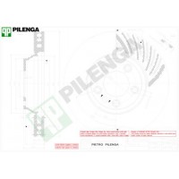 V857R PILENGA Гальмівний диск