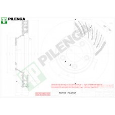 V857R PILENGA Гальмівний диск