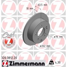 320.3812.20 ZIMMERMANN Гальмівний диск