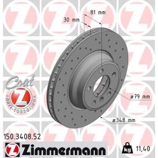 150.3408.52 ZIMMERMANN Гальмівний диск