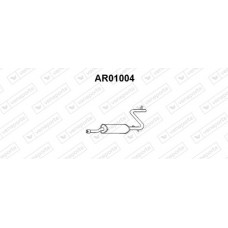 AR01004 VENEPORTE Середній глушник вихлопних газів