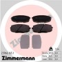 23966.165.1 ZIMMERMANN Комплект гальмівних колодок дисковий гальм