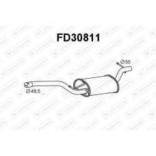FD30811 VENEPORTE Середній глушник вихлопних газів
