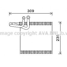 FDV493 AVA QUALITY COOLING Випарник кондиціонера