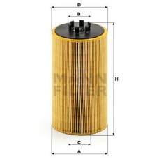 HU 1390 x MANN-FILTER Масляний фільтр