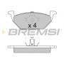 BP2712 BREMSI Комплект гальмівних колодок дисковий гальм