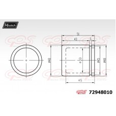72948010 MAXTECH Поршень корпус скоби гальма