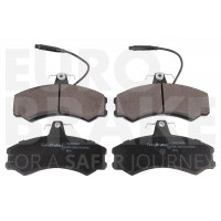5502229940 EUROBRAKE Комплект гальмівних колодок дисковий гальм