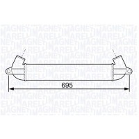 Интеркулер MAGNETI MARELLI 351319203440