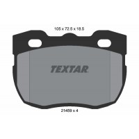 2145901 TEXTAR Комплект гальмівних колодок дисковий гальм