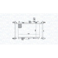 350213184700 MAGNETI MARELLI Радіатор охолодження двигуна