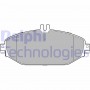 LP3282 DELPHI Комплект гальмівних колодок дисковий гальм