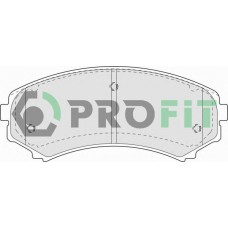 5000-1603 PROFIT Комплект гальмівних колодок дисковий гальм