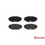 P 56 045 BREMBO Комплект гальмівних колодок дисковий гальм