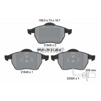 2184903 TEXTAR TEXTAR VW Гальмівні колодки передн.Sharan 00-; FORD; SEAT