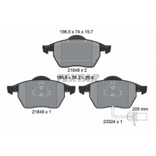 2184903 TEXTAR TEXTAR VW Гальмівні колодки передн.Sharan 00-; FORD; SEAT
