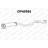 OP40584 VENEPORTE Предглушник вихлопних газів