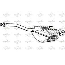 P3685 FENNO Глушник вихлопних газів кінцевий