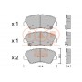 704-07130P IAP QUALITY PARTS КомплеК т гальмівних колодок, дискове гальмо