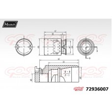 72936007 MAXTECH Поршень корпус скоби гальма